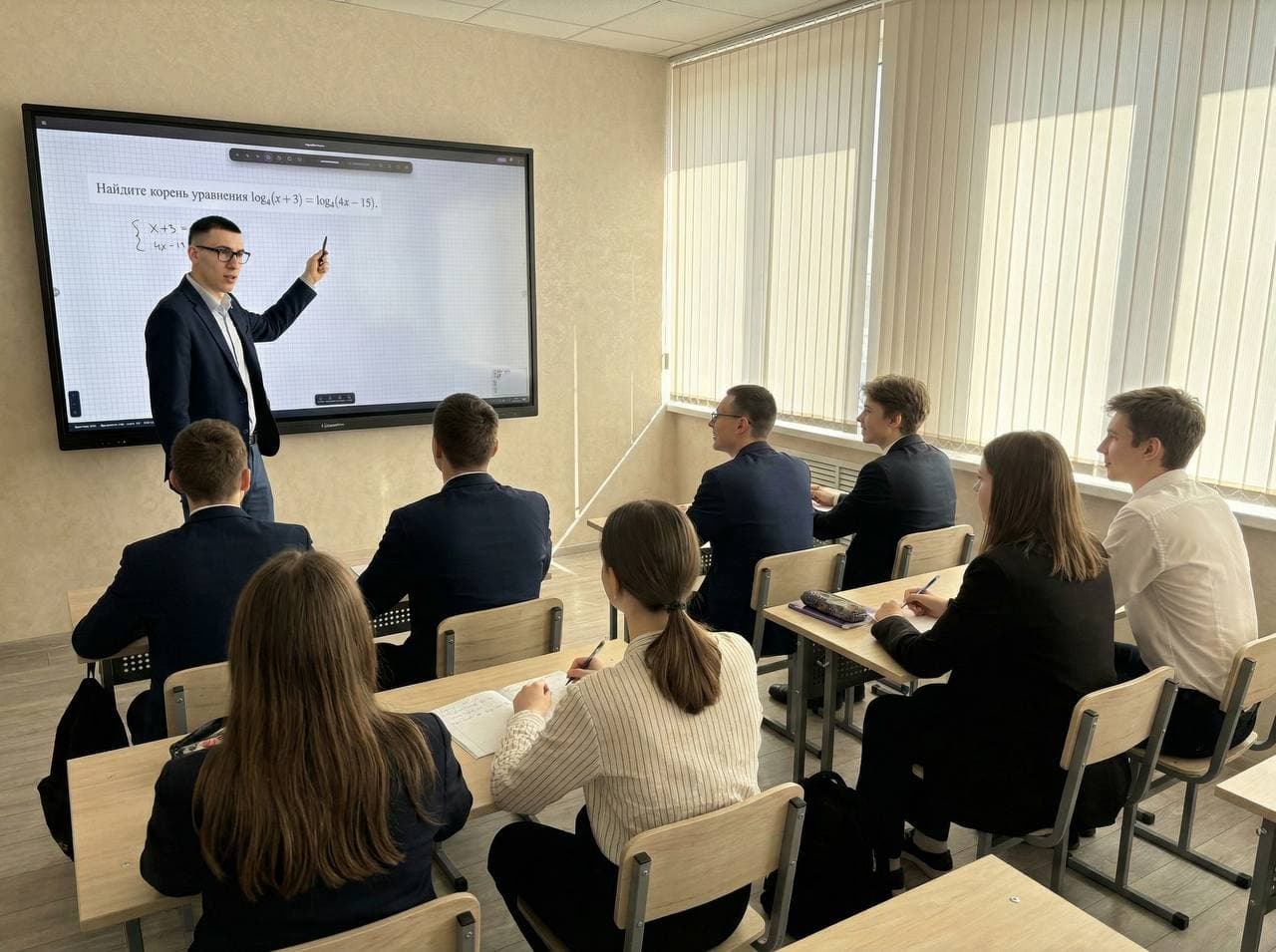 Фролов Егор Сергеевич на занятии